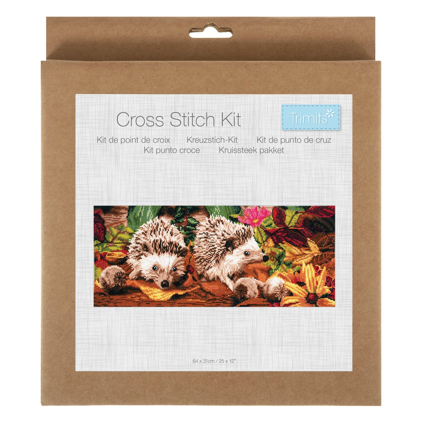 Hedgehogs - Large Counted Cross Stitch Kit