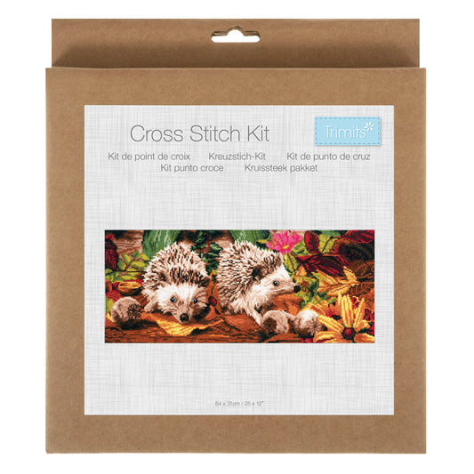 Hedgehogs - Large Counted Cross Stitch Kit