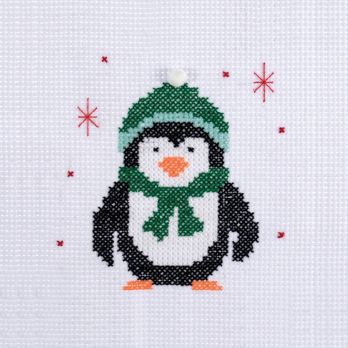 Penguin - Mini Christmas Cross Stitch Kit