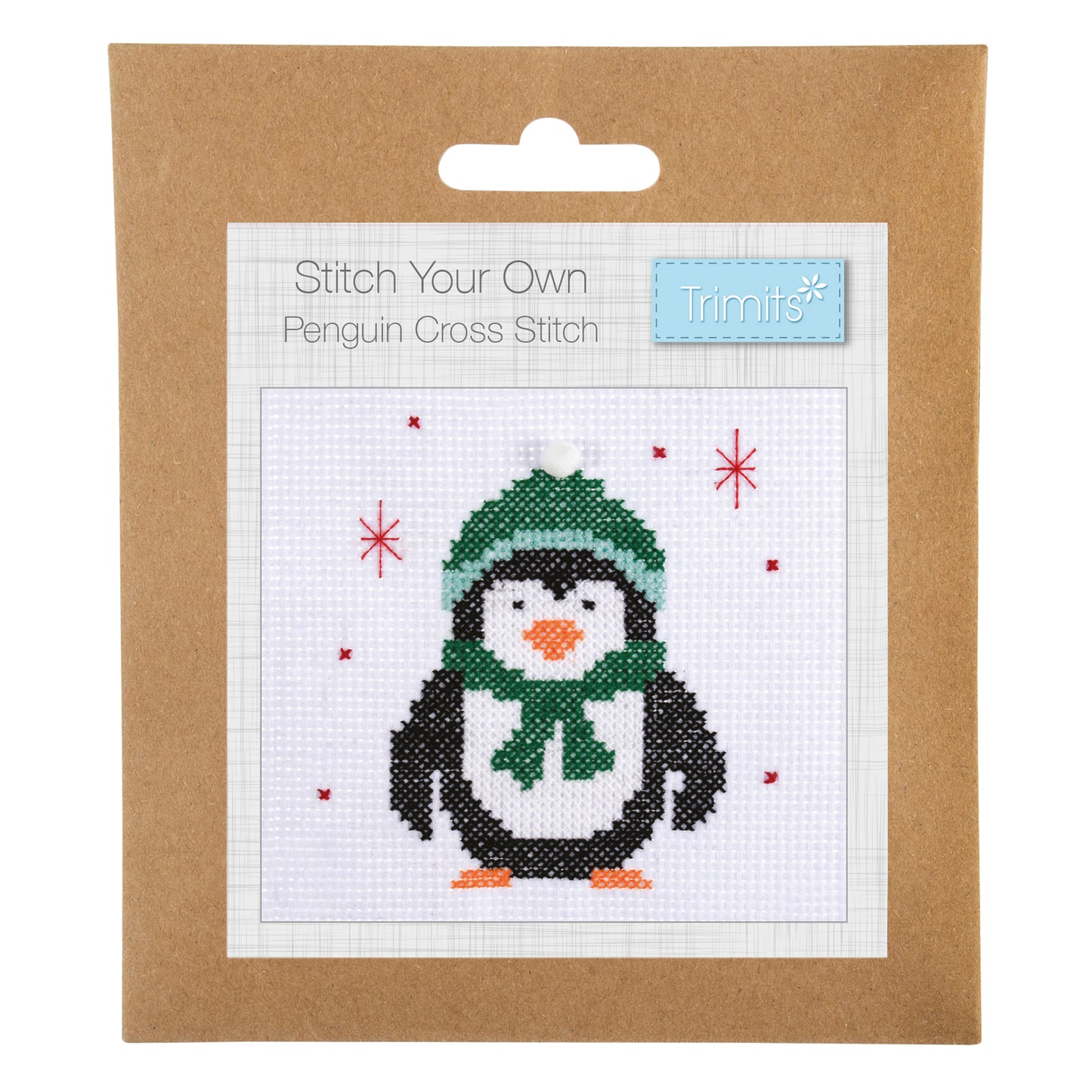Penguin - Mini Christmas Cross Stitch Kit