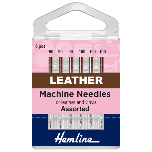 Leather Assorted Size Machine Needles - Hemline