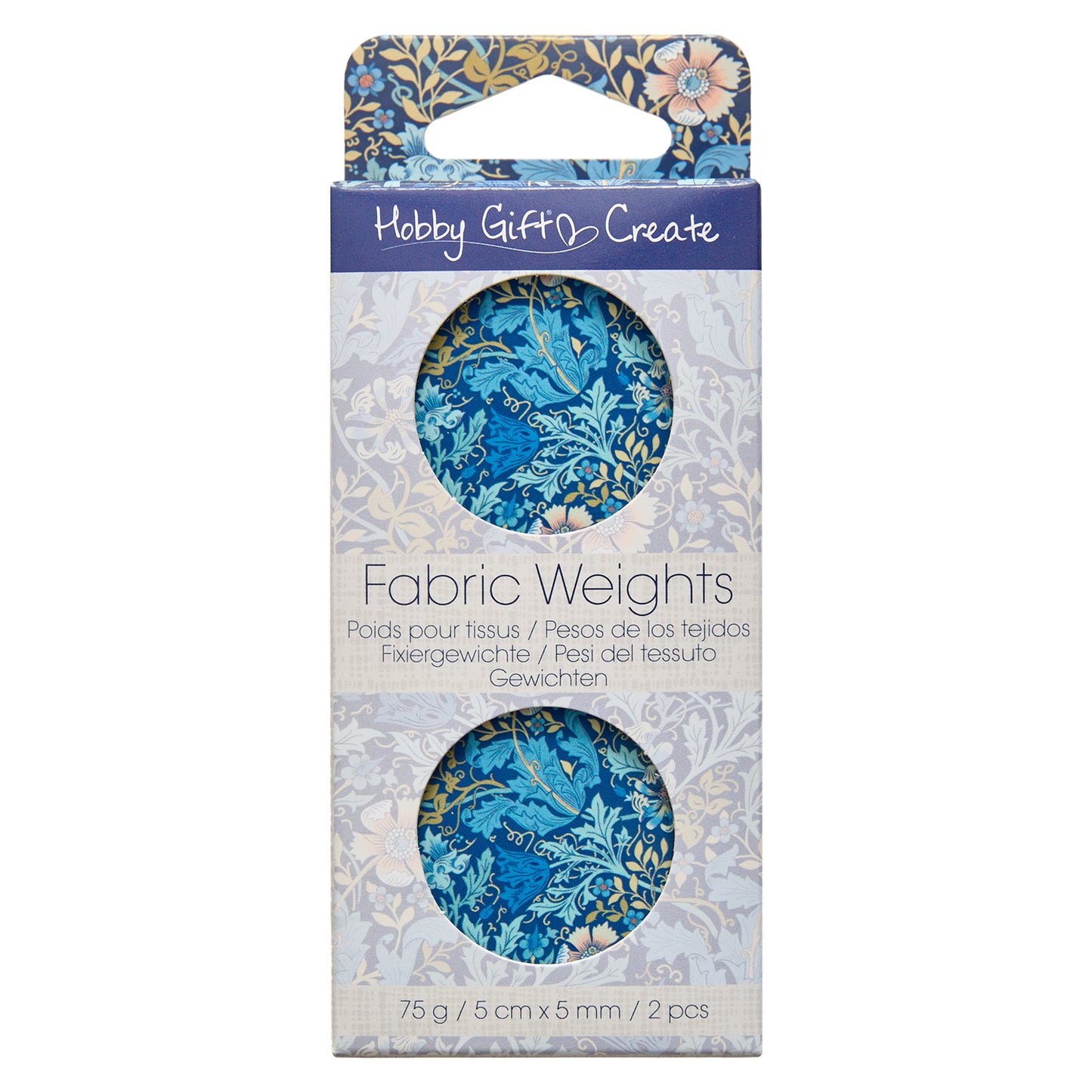 Metal Fabric Weights: 2 Pieces