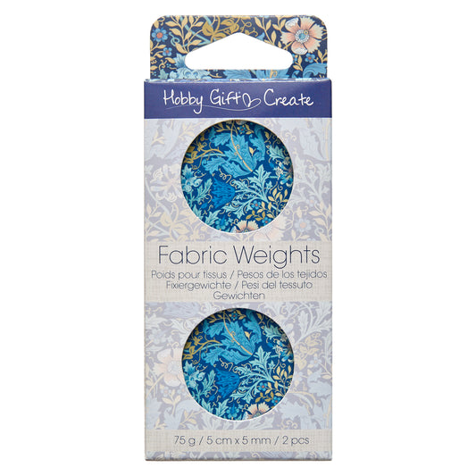 Metal Fabric Weights: 2 Pieces