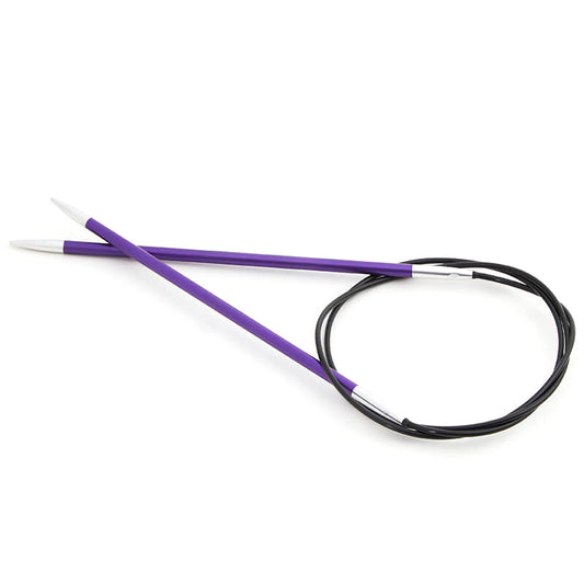 3.75mm x 80cm KnitPro Zing Fixed Circular Needle