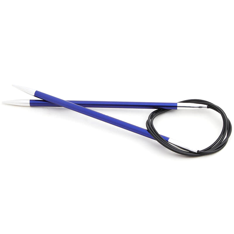4.5mm x 80cm KnitPro Zing Fixed Circular Needle