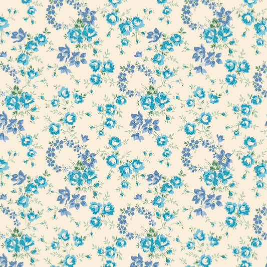 Petal Crown - Palace Gardens by Liberty Cotton Print Fabric - per half metre