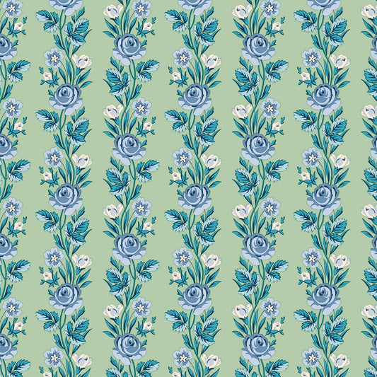 Regal Stripe - Palace Gardens by Liberty Cotton Print Fabric - per half metre