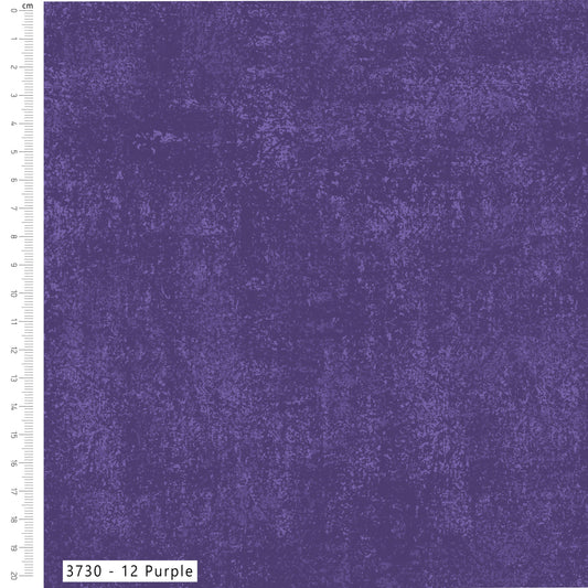 Purple - Textured Blender Cotton Print Fabric - per half metre