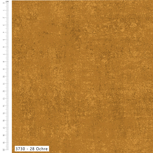 Ochre - Textured Blender Cotton Print Fabric - per half metre