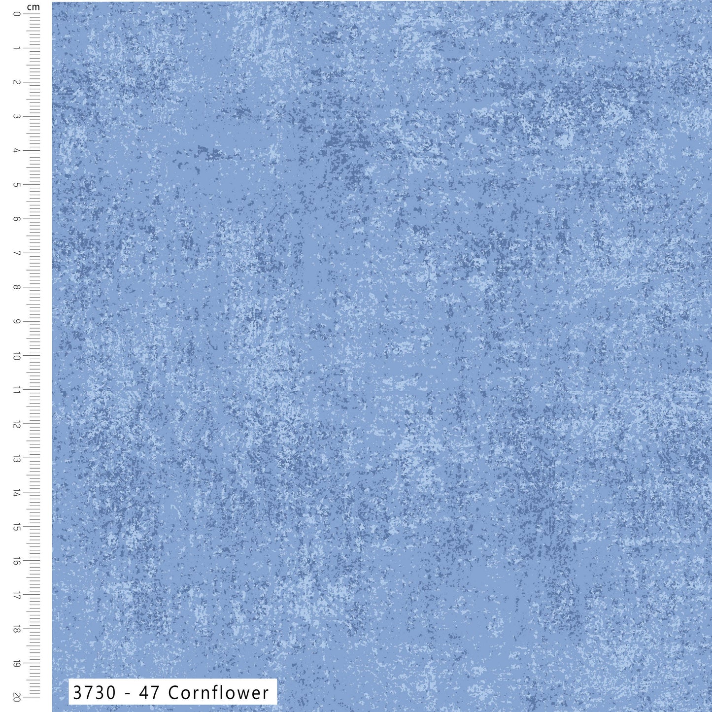 Cornflower - Textured Blender Cotton Print Fabric - per half metre