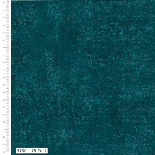 Teal - Textured Blender Cotton Print Fabric - per half metre