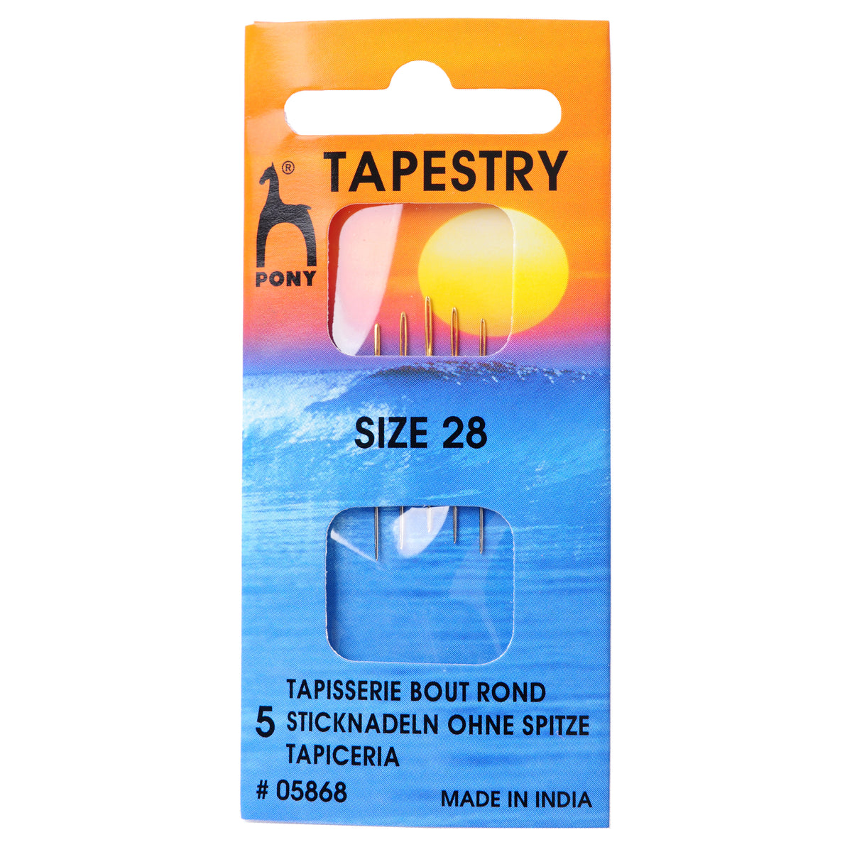 Size 28 - Gold Eye Tapestry Hand Sewing Needles