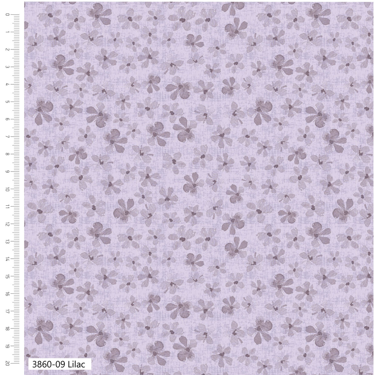 Lilac - Petal Palette Blender Cotton Print Fabric - per half metre