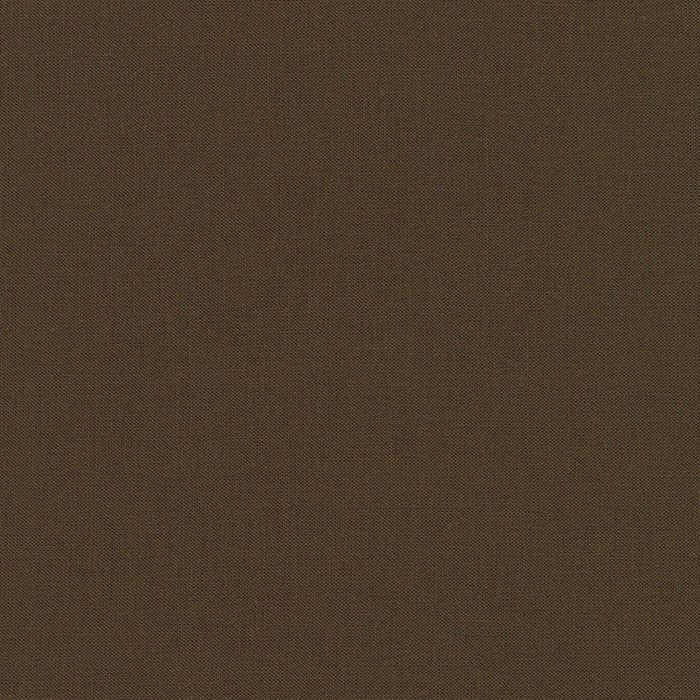 Chocolate - Kona Cotton Solid Colour Cotton Print Fabric - per half metre