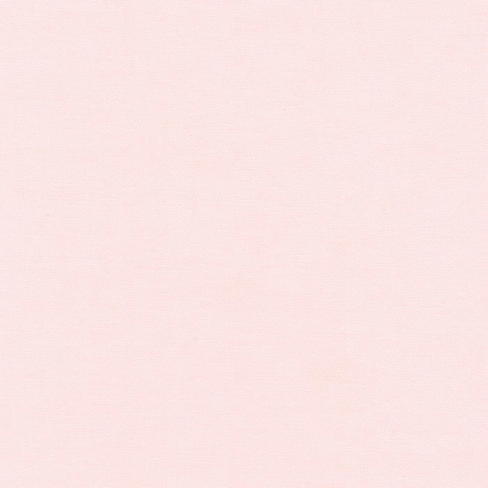 Pearl Pink - Kona Cotton Solid Colour Cotton Print Fabric - per half metre