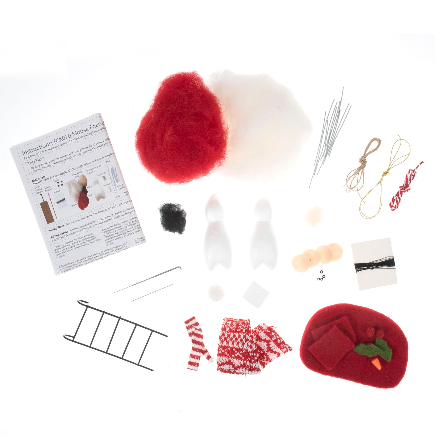 Mice Friends Duo - Needle Felting Kit
