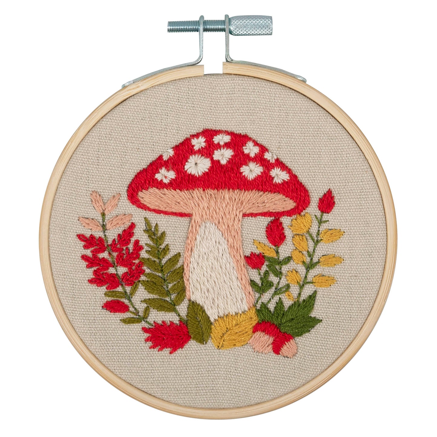 Woodland - Mini Embroidery Kit with Hoop