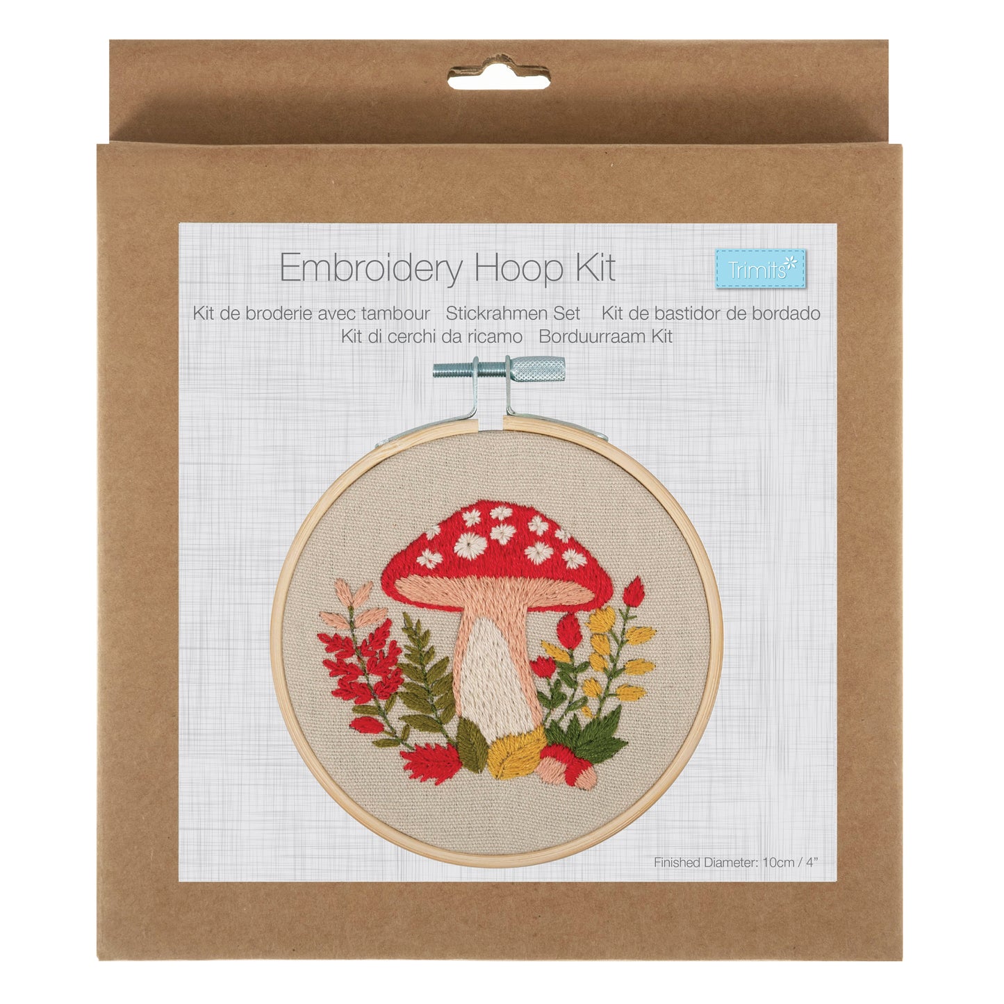 Woodland - Mini Embroidery Kit with Hoop