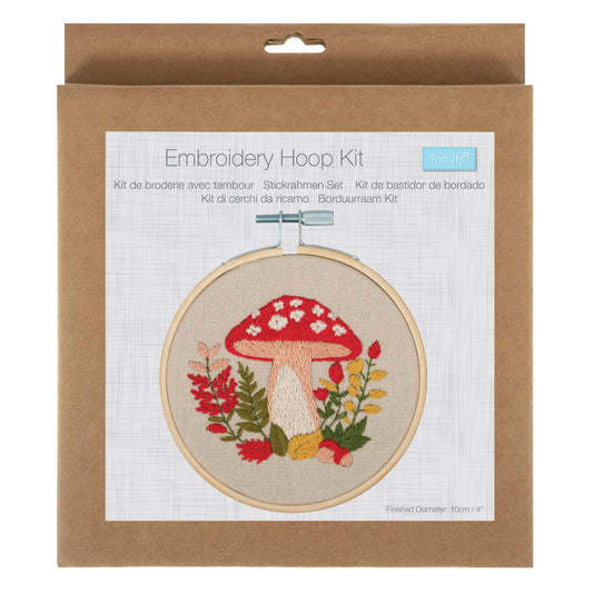 Woodland - Mini Embroidery Kit with Hoop