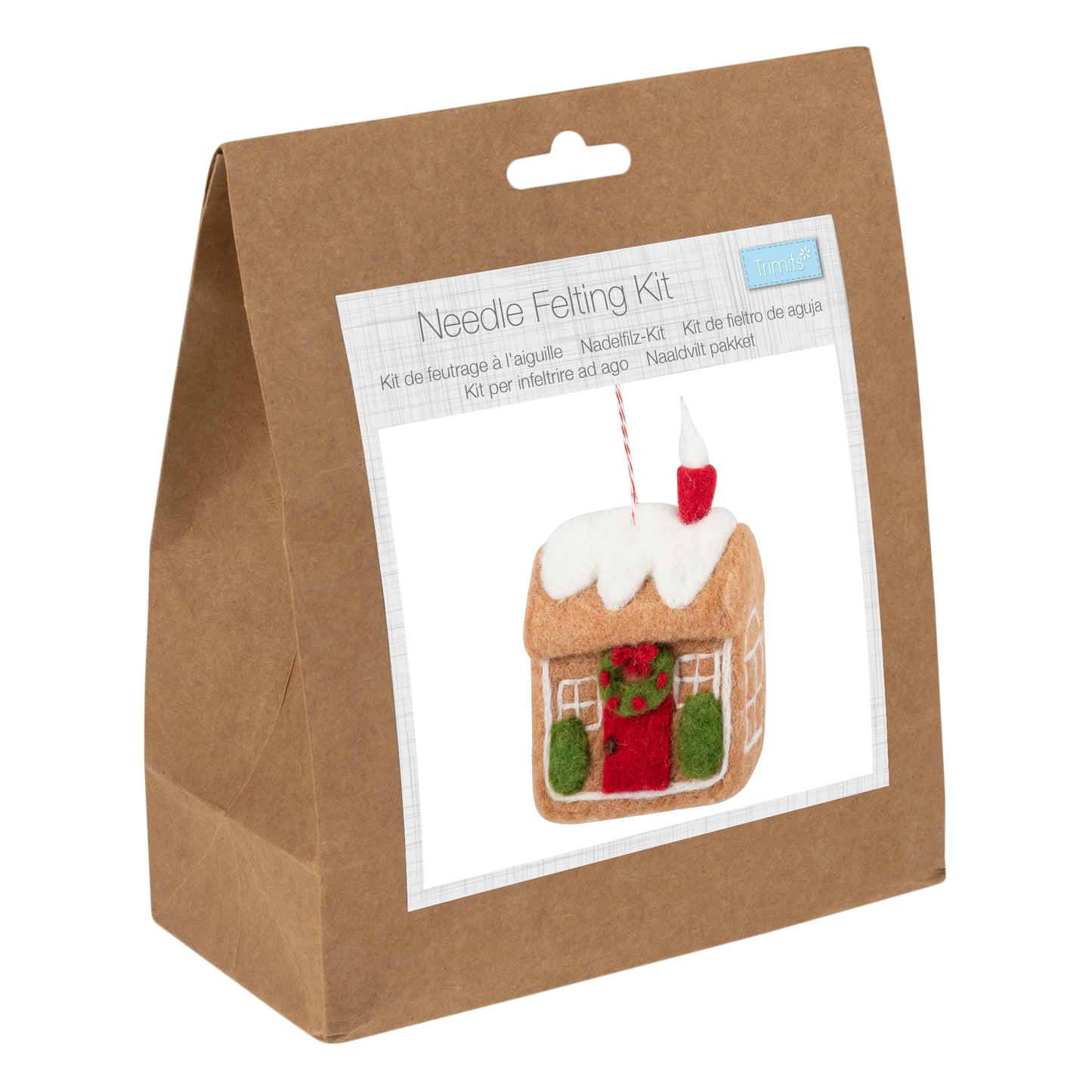 Festive House - Christmas Needle Felting Kit