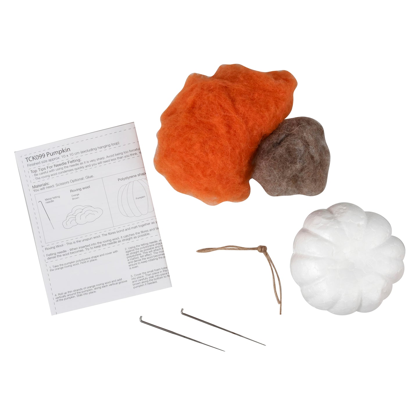 Pumpkin - Needle Felting Kit
