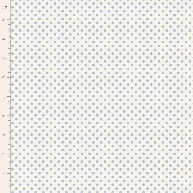 Dorothy Sky - Something Blue Tilda Cotton Print Fabric - per half metre