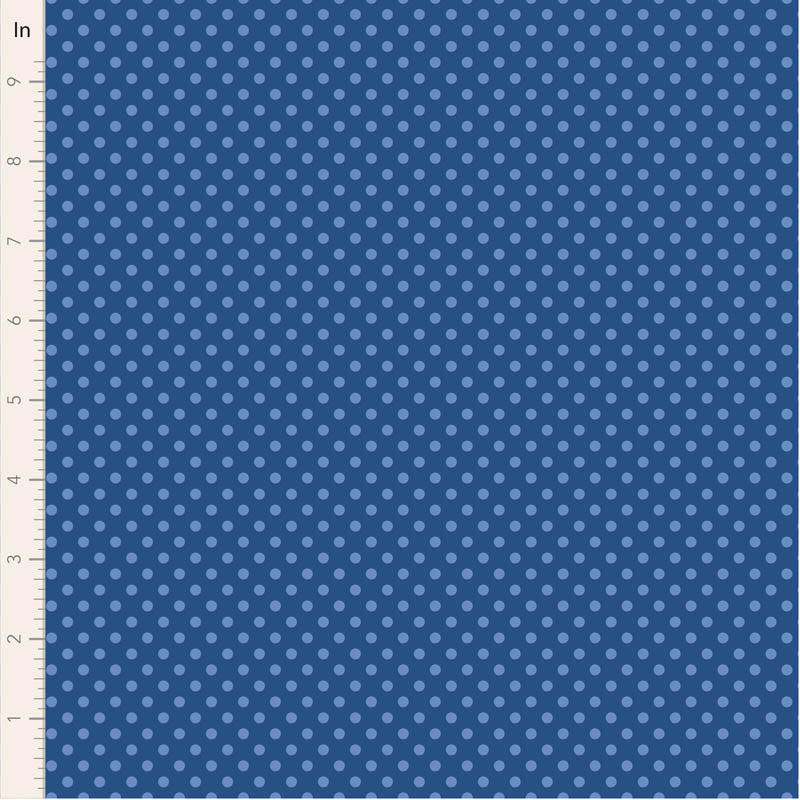 Dorothy Night - Something Blue Tilda Cotton Print Fabric - per half metre