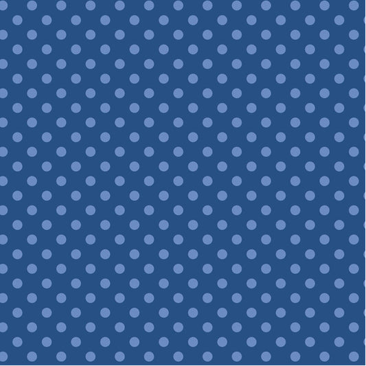 Dorothy Night - Something Blue Tilda Cotton Print Fabric - per half metre
