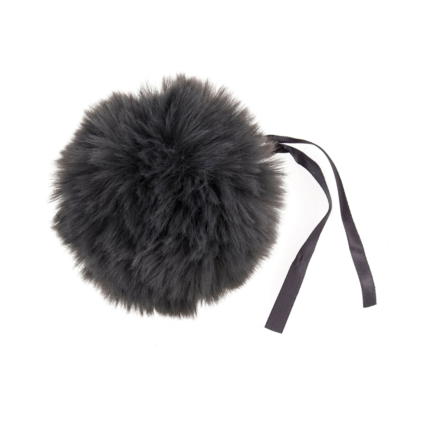 Grey - Faux Fur Pom Pom
