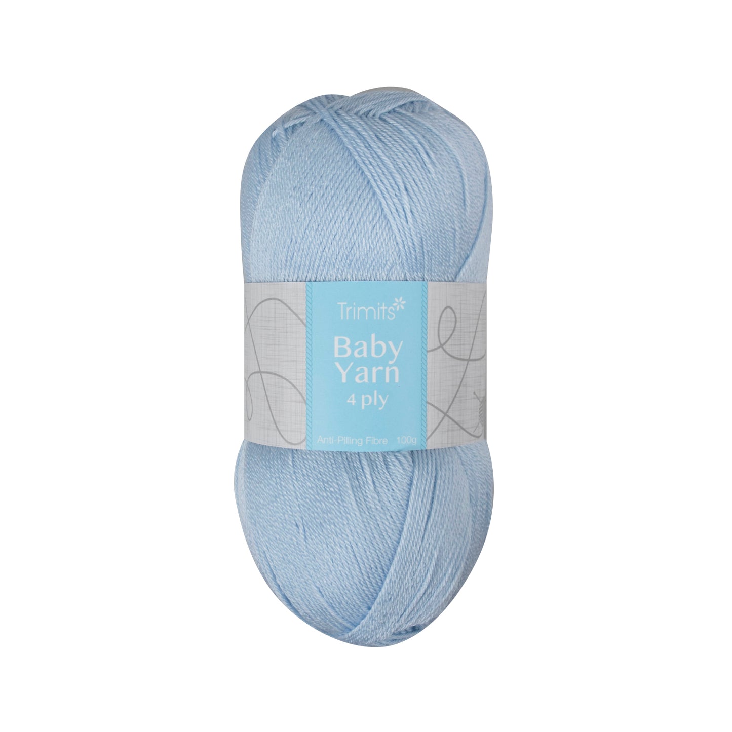 Baby Blue - Trimits Baby Yarn 4ply 100g