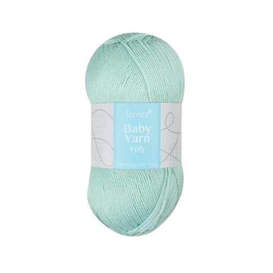 Mint - Trimits Baby Yarn 4ply 100g