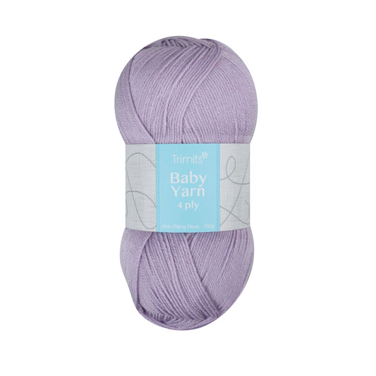 Lilac - Trimits Baby Yarn 4ply 100g