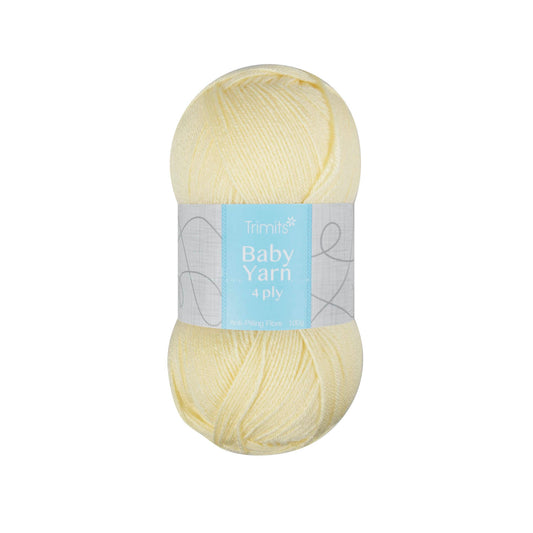 Lemon - Trimits Baby Yarn 4ply 100g