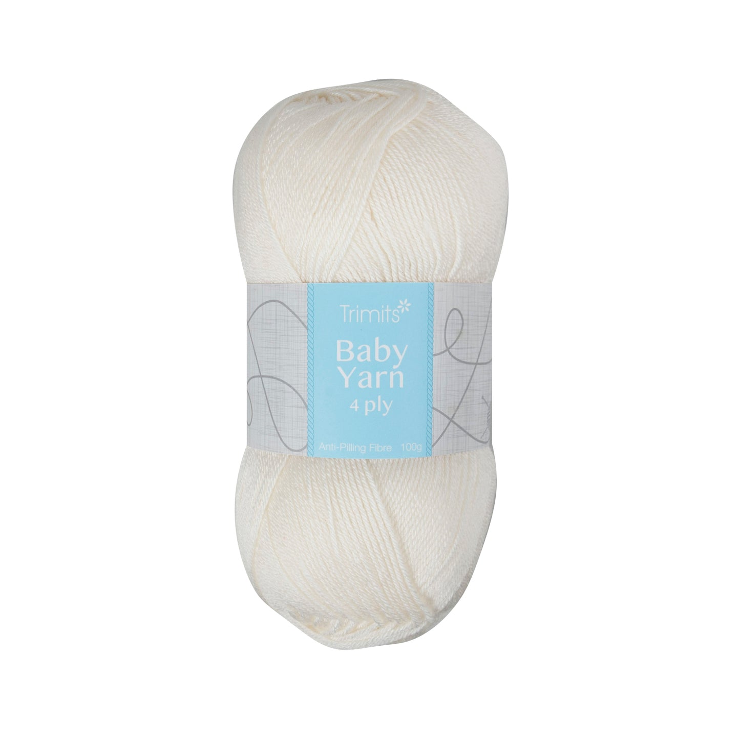 Cream - Trimits Baby Yarn 4ply 100g