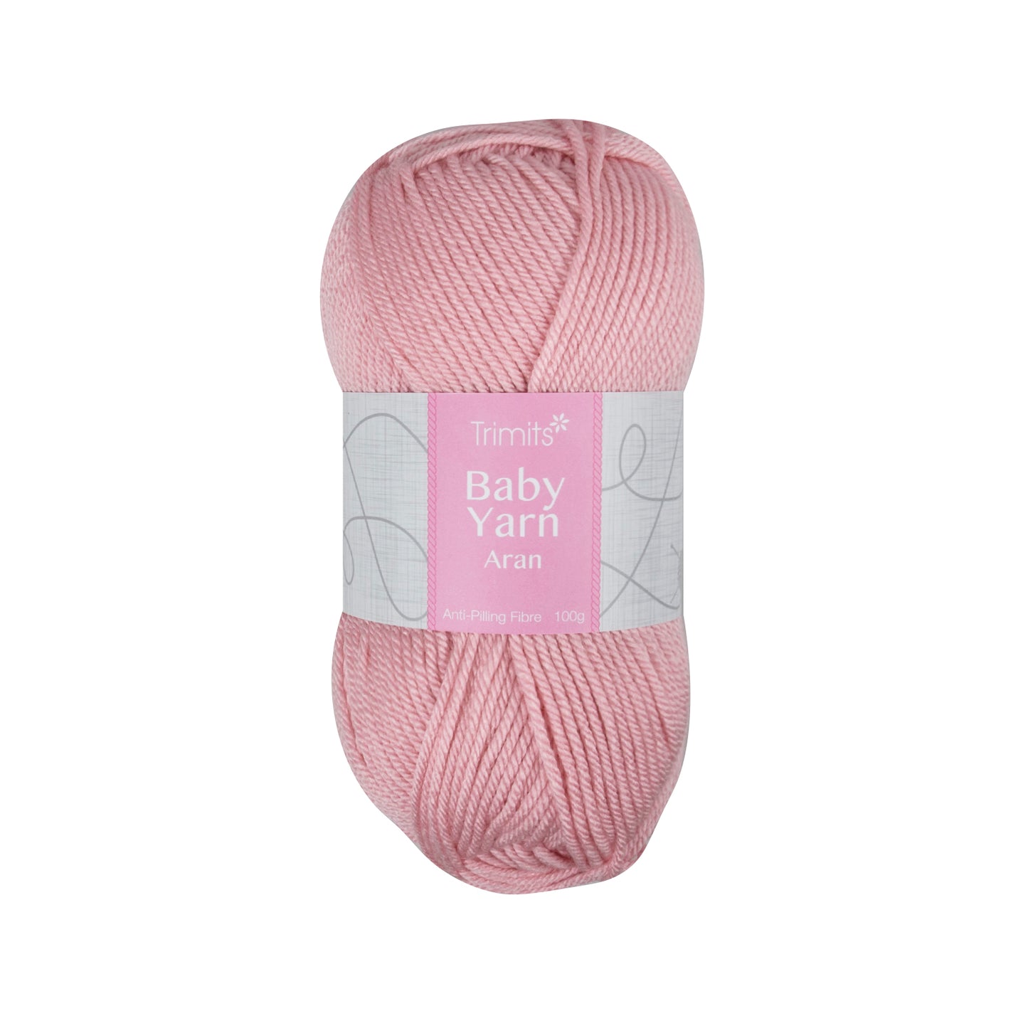 Baby Pink - Trimits Baby Aran 100g