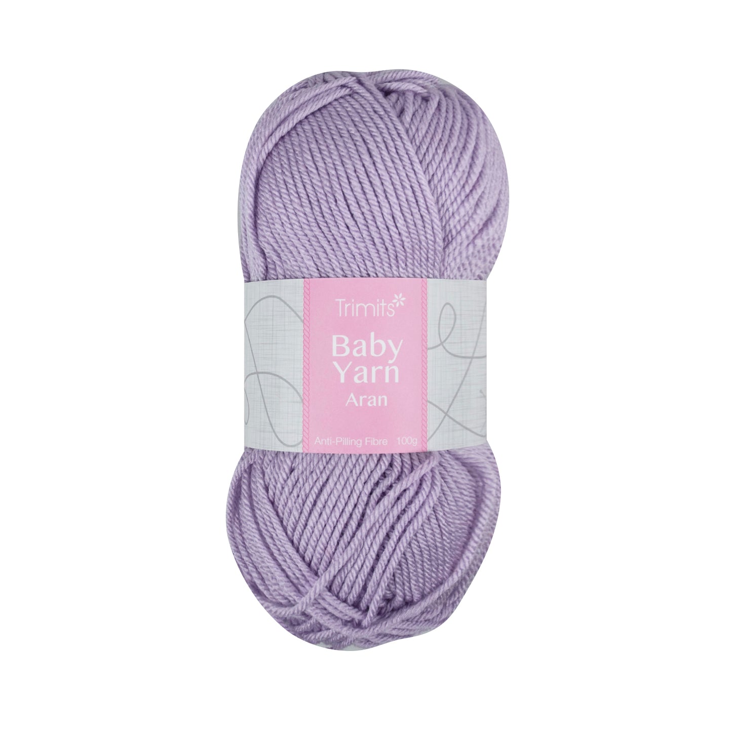 Lilac - Trimits Baby Aran 100g