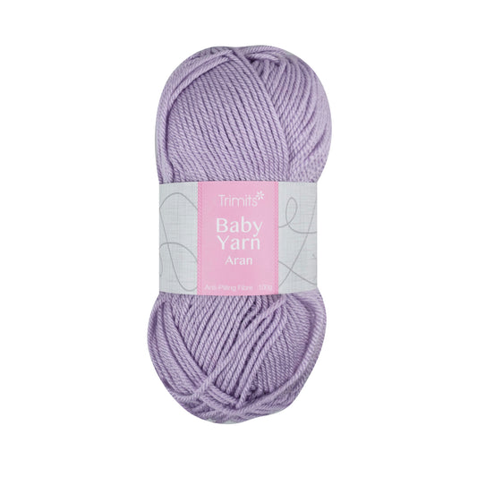 Lilac - Trimits Baby Aran 100g