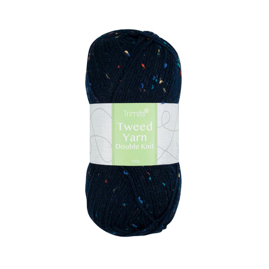 Navy - Trimits Tweed DK 100g