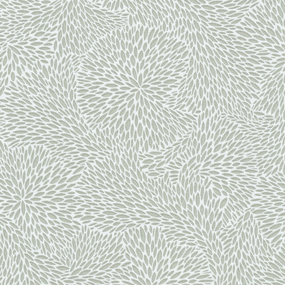 Petal Mosaic Cloud - Wishwell: Alabaster Hues Cotton Print Fabric - per half metre