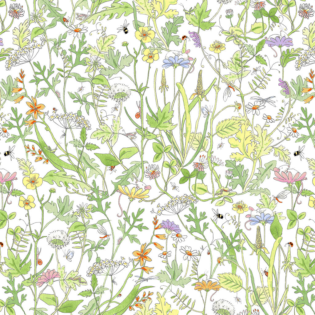 Mouseplay Meadow - Mouseplay Cotton Print Fabric - per half metre