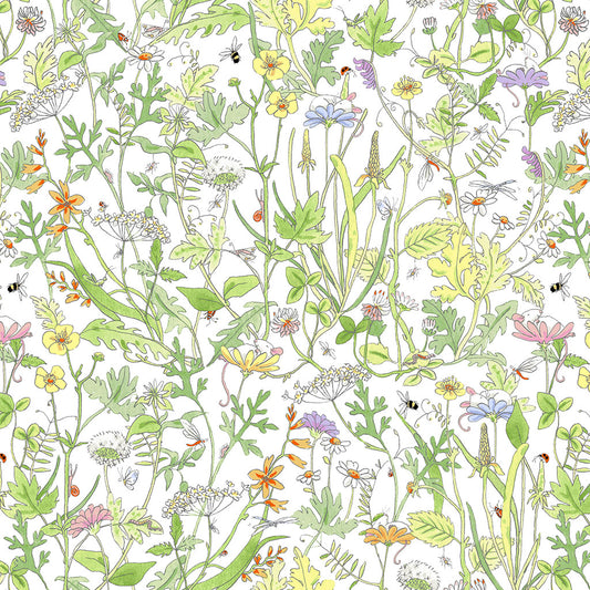 Mouseplay Meadow - Mouseplay Cotton Print Fabric - per half metre
