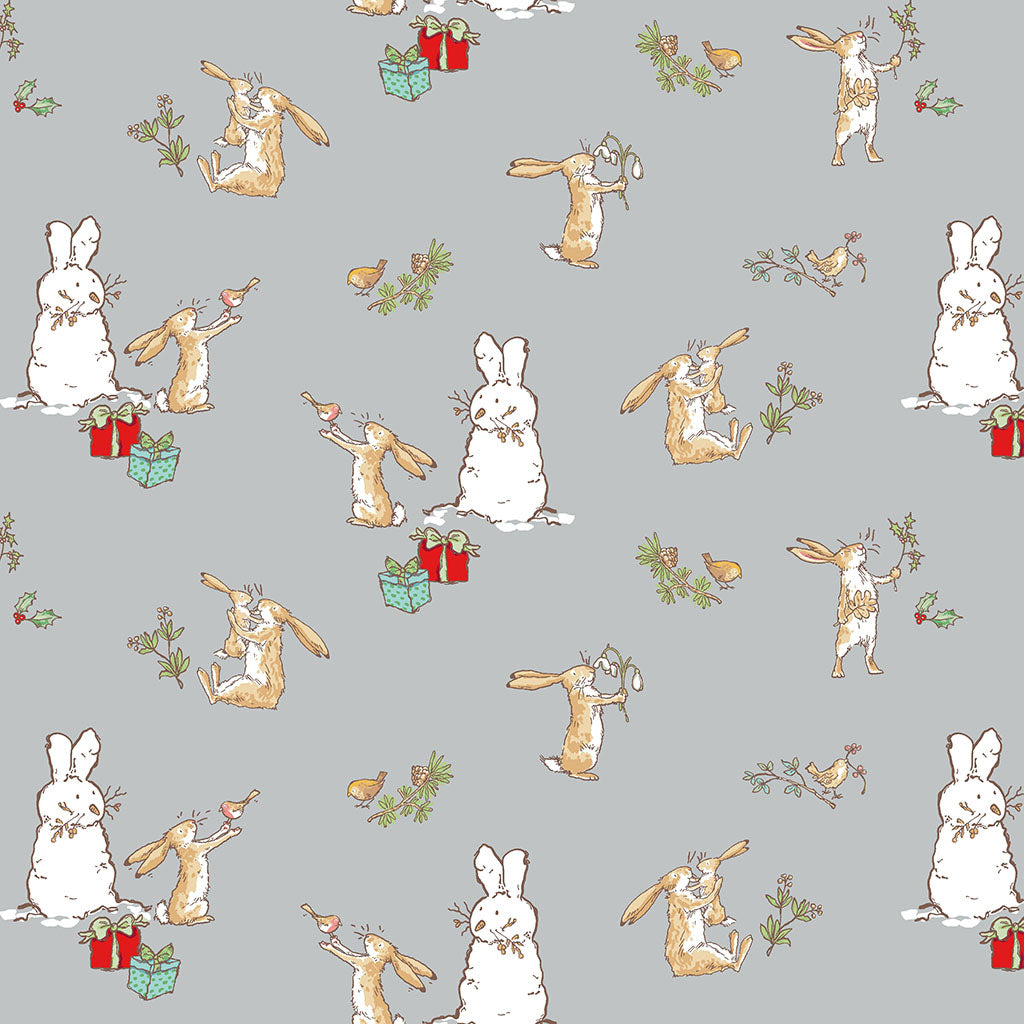 Bunny Scenes - Guess How Much I Love You 2026 Cotton Print Fabric - per half metre