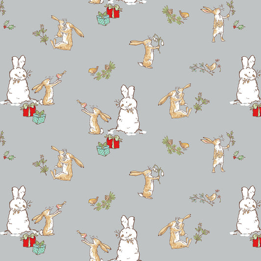 Bunny Scenes - Guess How Much I Love You 2026 Cotton Print Fabric - per half metre