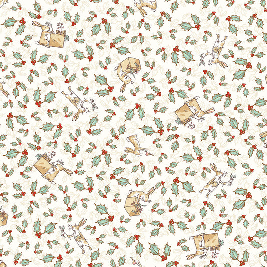 Tossed Bunnies - Guess How Much I Love You 2026 Cotton Print Fabric - per half metre