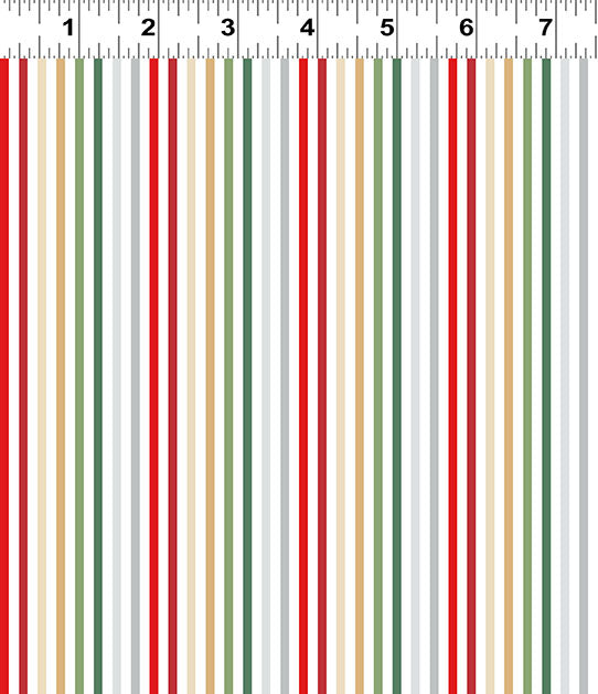 Stripe - Guess How Much I Love You 2026 Cotton Print Fabric - per half metre