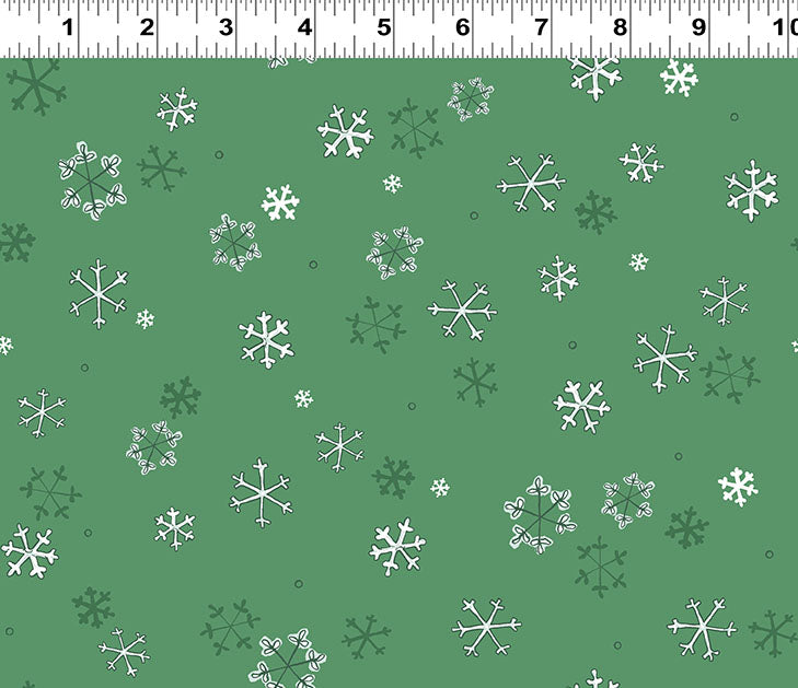 Snowflakes on Forest - Guess How Much I Love You 2026 Cotton Print Fabric - per half metre