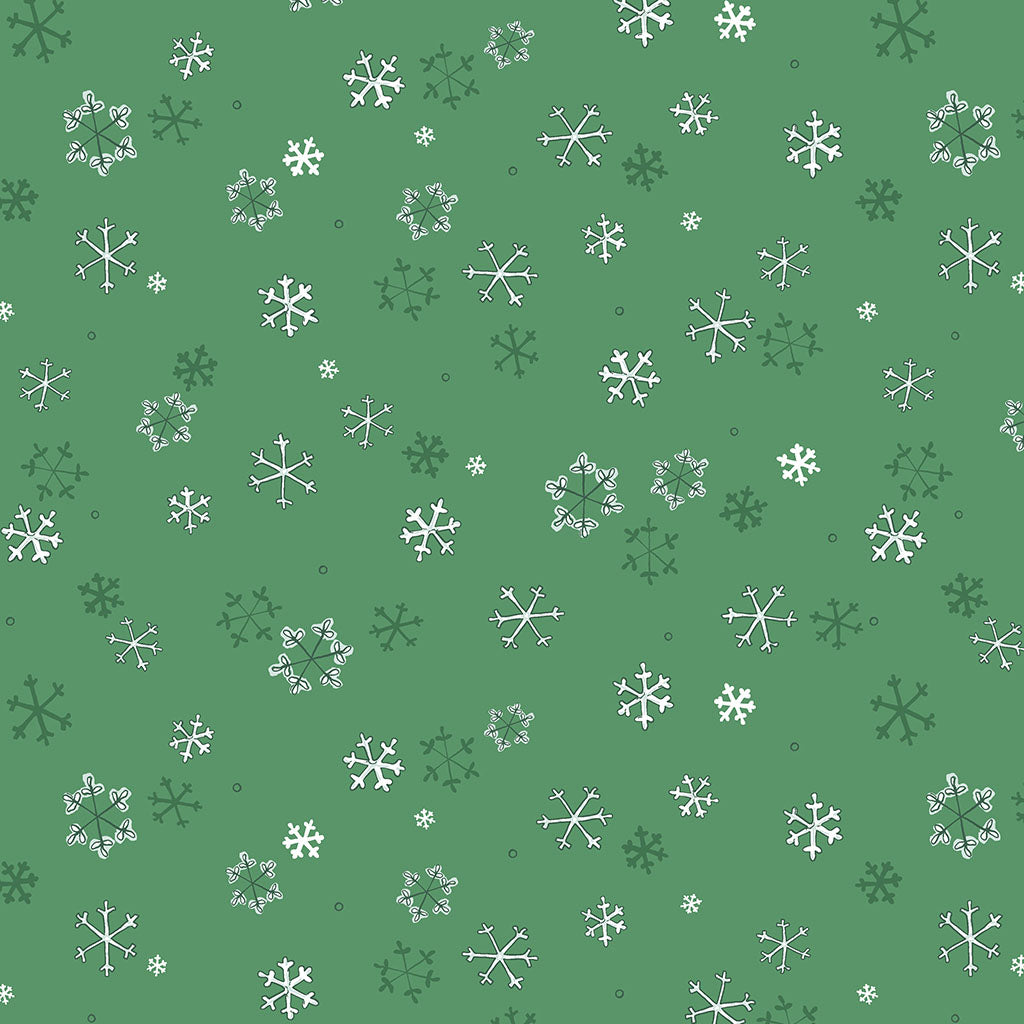 Snowflakes on Forest - Guess How Much I Love You 2026 Cotton Print Fabric - per half metre