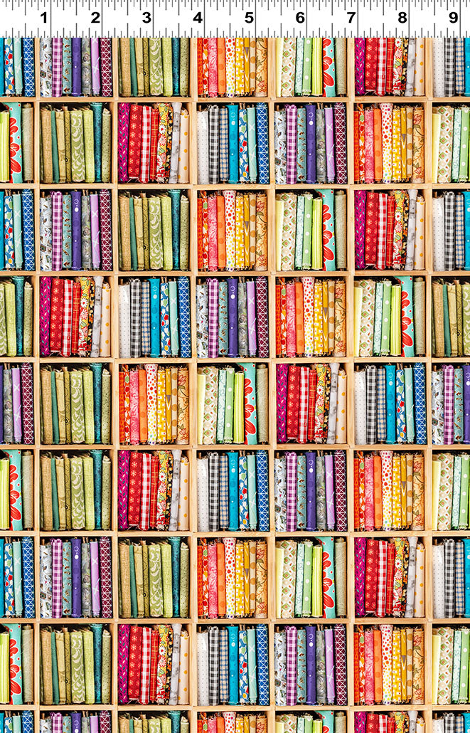 Fabric Shelves - The Secret Life of Squirrels IV Cotton Print Fabric - per half metre