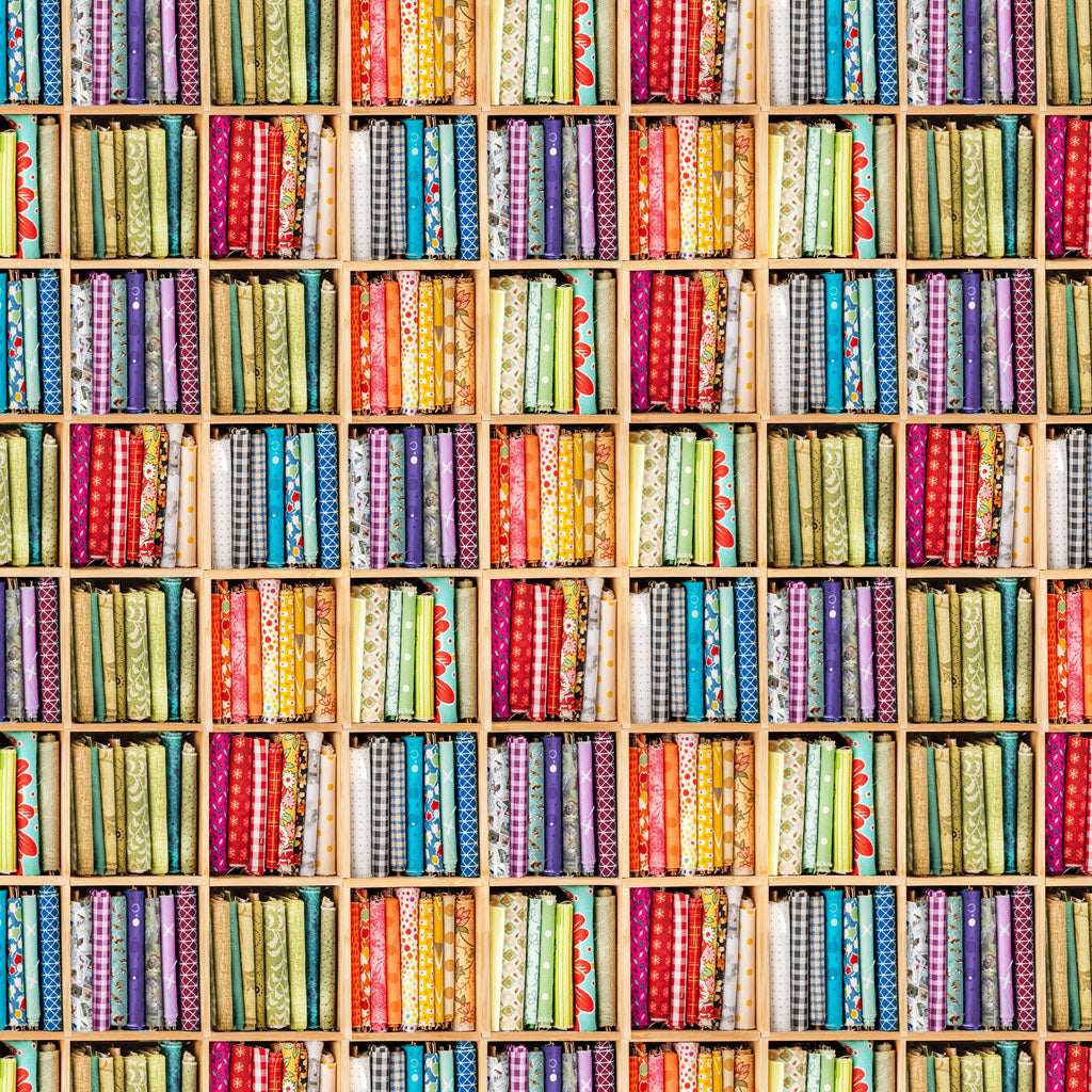 Fabric Shelves - The Secret Life of Squirrels IV Cotton Print Fabric - per half metre