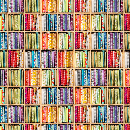 Fabric Shelves - The Secret Life of Squirrels IV Cotton Print Fabric - per half metre